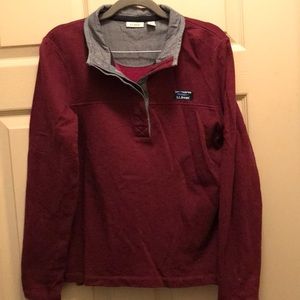 LL Bean Women’s Cotton Rugby Shirt S petite